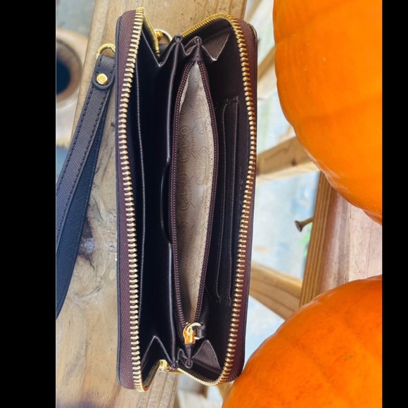 Michael Kors Brown and Gold Wristlet - Picture 4 of 4